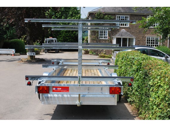 TC 2000 3x12 Centre Post Rowing Boat Trailer